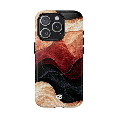 Ember Wave Dispersion · Tough 2.0 Magnetic Phone Case for iPhone · Red