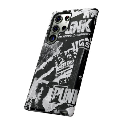 Underground Punk Collage · Tough Phone Case for Samsung · Black