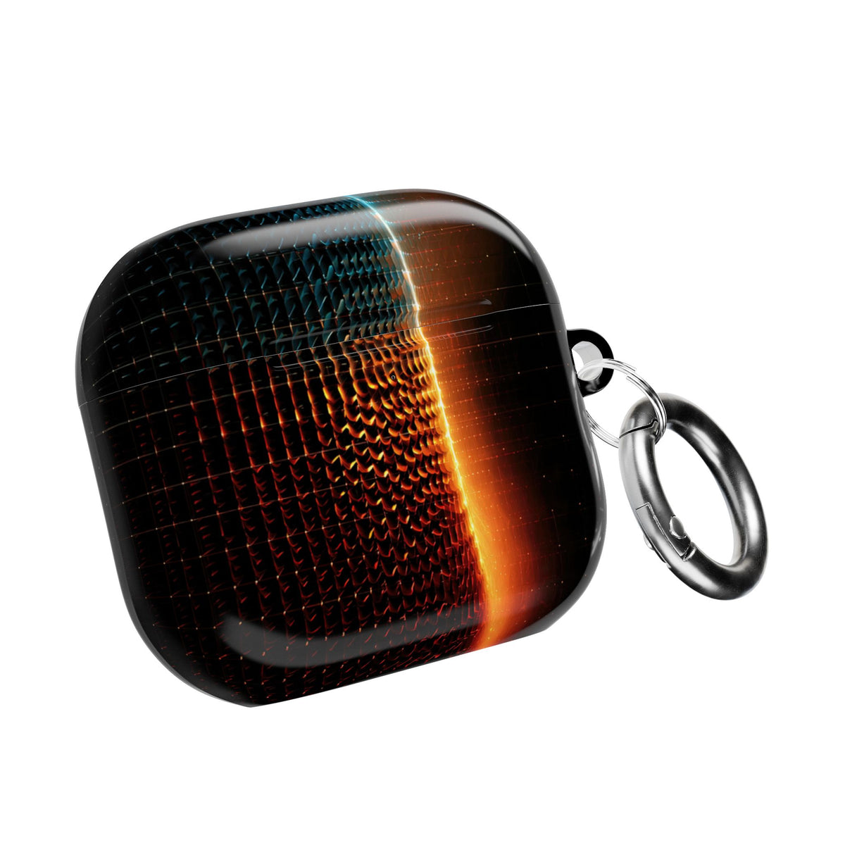 Luminous Refraction Grid · Hard Case for AirPods & AirPods Pro · Black