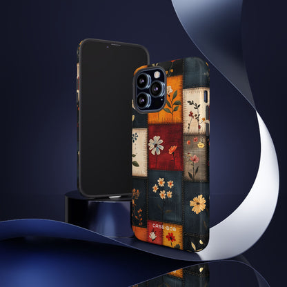 Patchwork Blooms iPhone 13 Pro Max Case - Tough