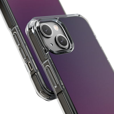 Velvet Dusk · Clear Impact Magnetic Phone Case for iPhone · Purple