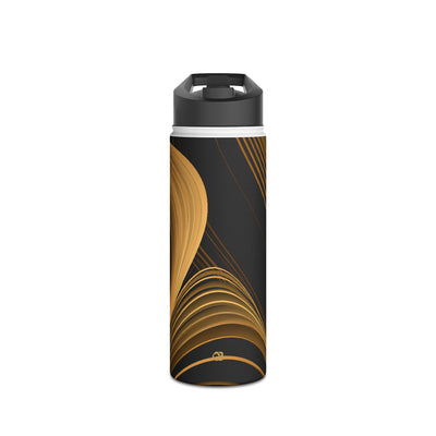 Gilded Contour · Insulated Water Bottle · Gold