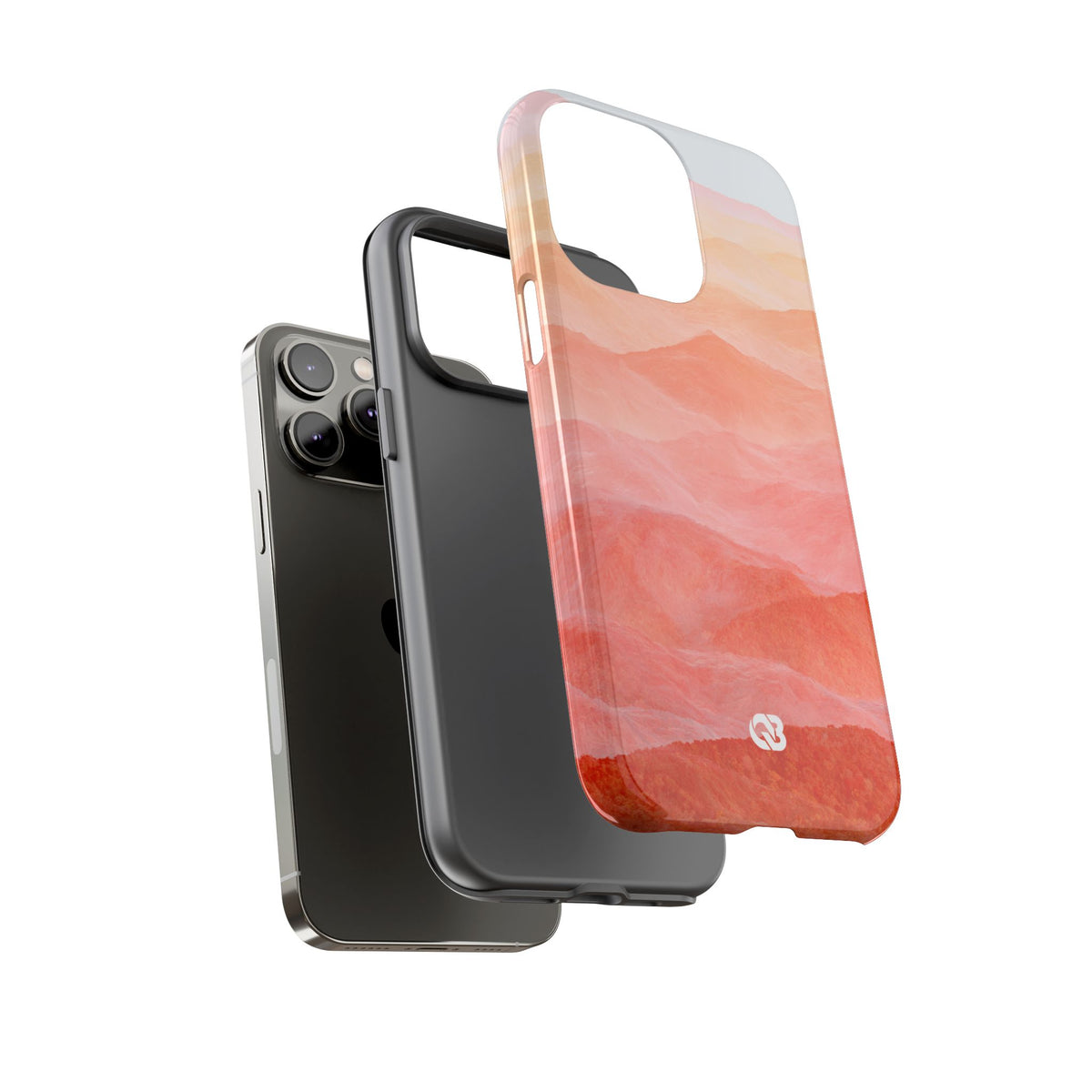 Alpenglow Ridge Vista · Tough Phone Case for iPhone · Orange