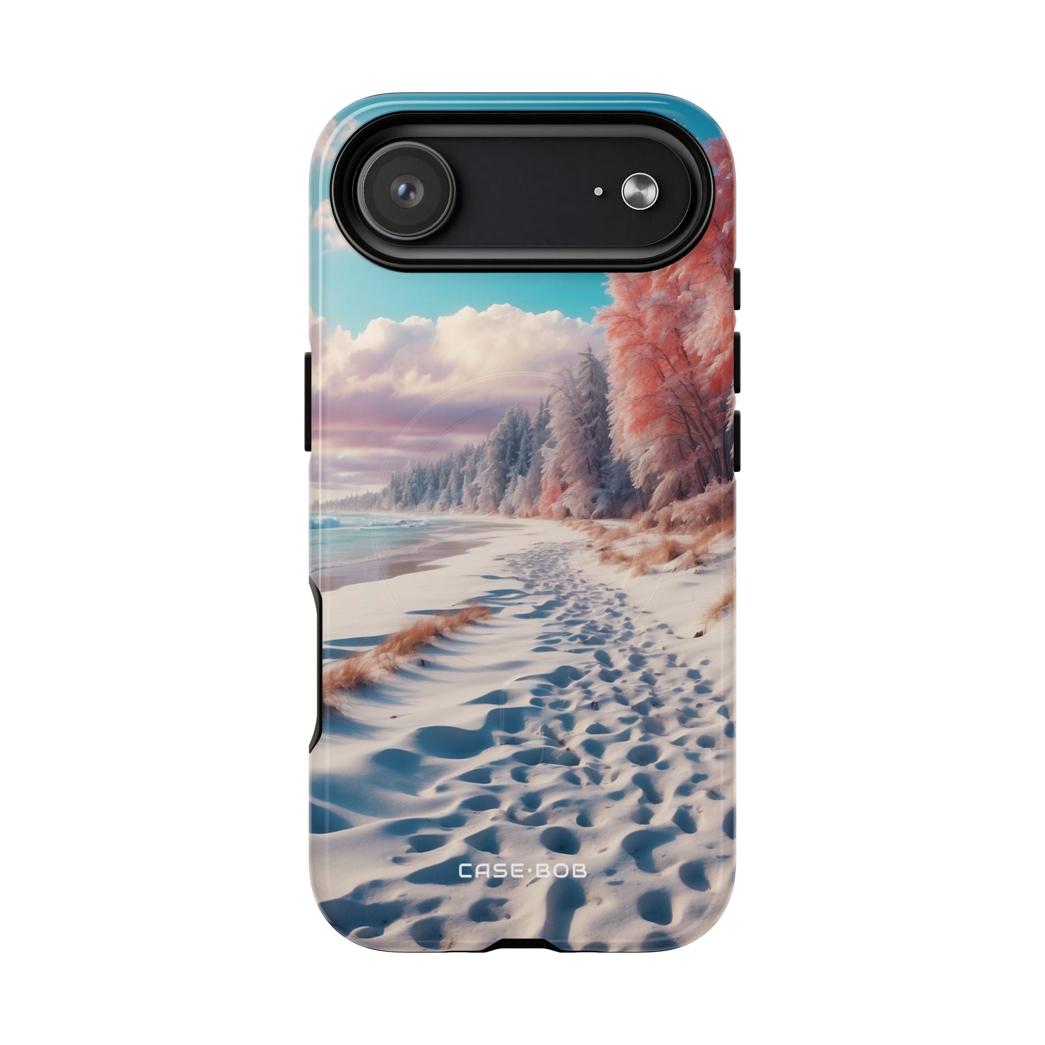 Snowy Footprints iPhone 17 Air Case - Tough+ - CASE•BOB