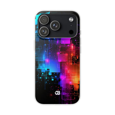 Spectral Circuit Grid · Lite Phone Case for iPhone ·  Black