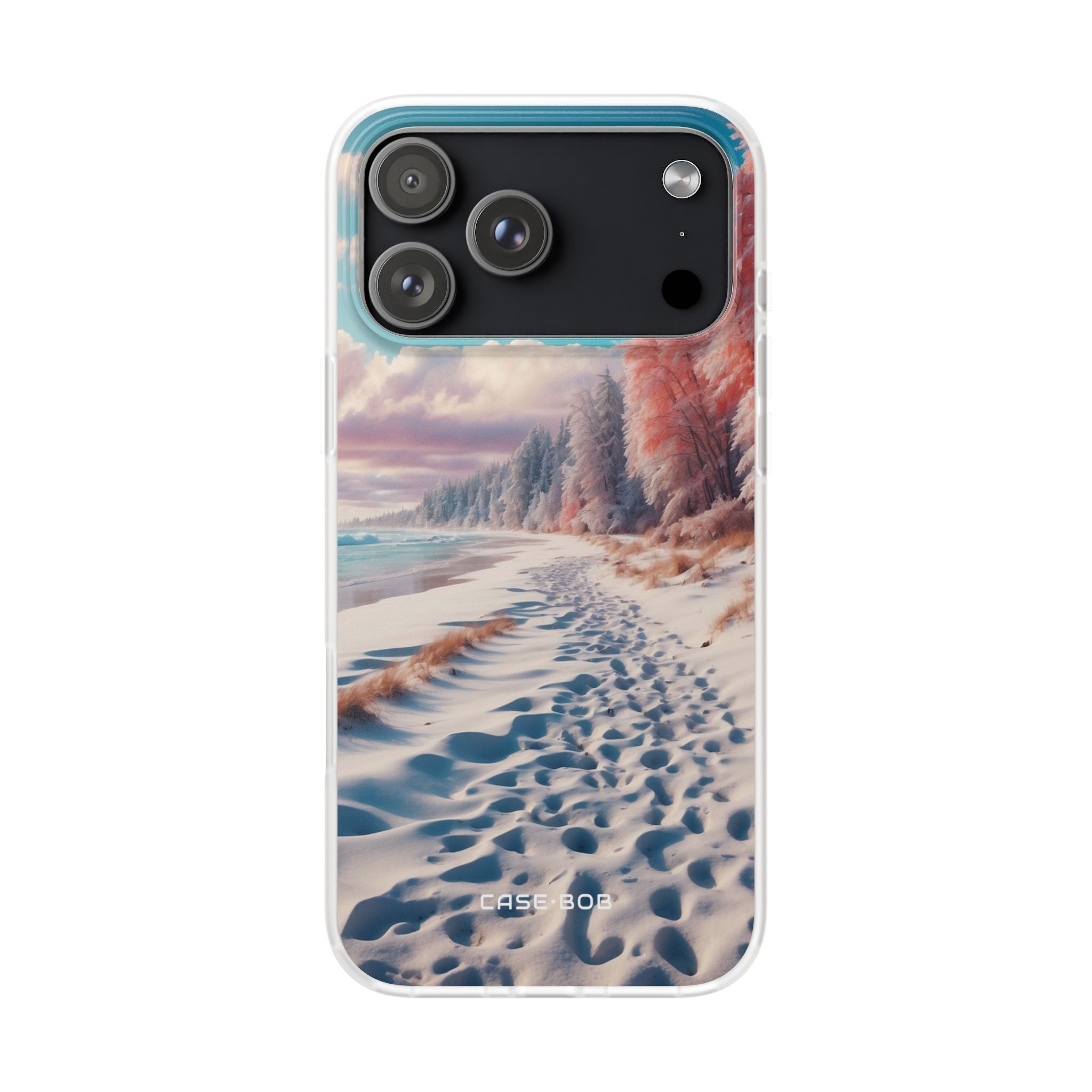 Snowy Footprints iPhone 17 Pro Max Case - Soft - CASE•BOB