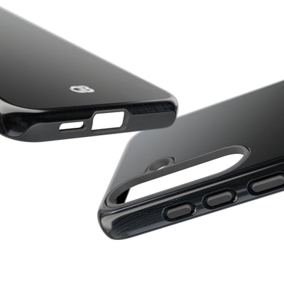 Brushed Obsidian Steel · Tough Phone Case for Samsung · Black