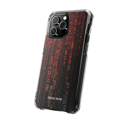 Crimson Glyphs iPhone 14 Pro Max Case - Impact