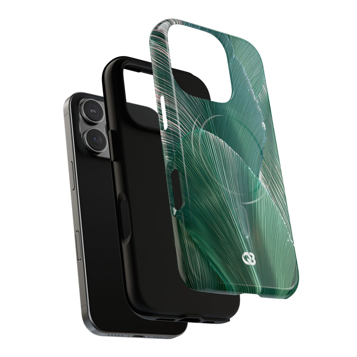 Translucent Fan Palm · Tough 2.0 Magnetic Phone Case for iPhone · Teal
