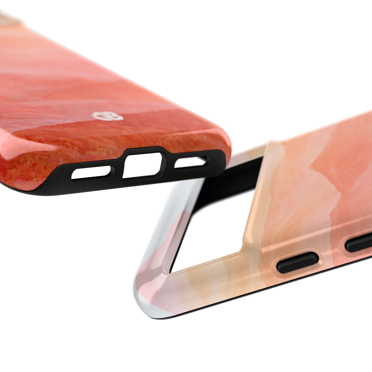 Alpenglow Ridge Vista · Tough Phone Case for Pixel ·  Orange