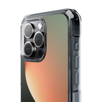 Luminous Arc · Clear Impact Magnetic Phone Case for iPhone · Green