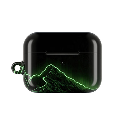 Nordic Mountain Contour · Hard Case for AirPods & AirPods Pro · Black