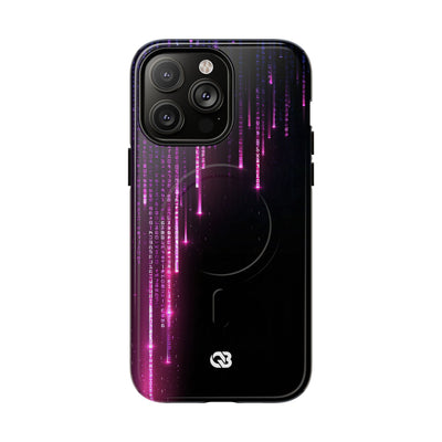 Binary Cascade · Tough 2.0 Magnetic Phone Case for iPhone · Black
