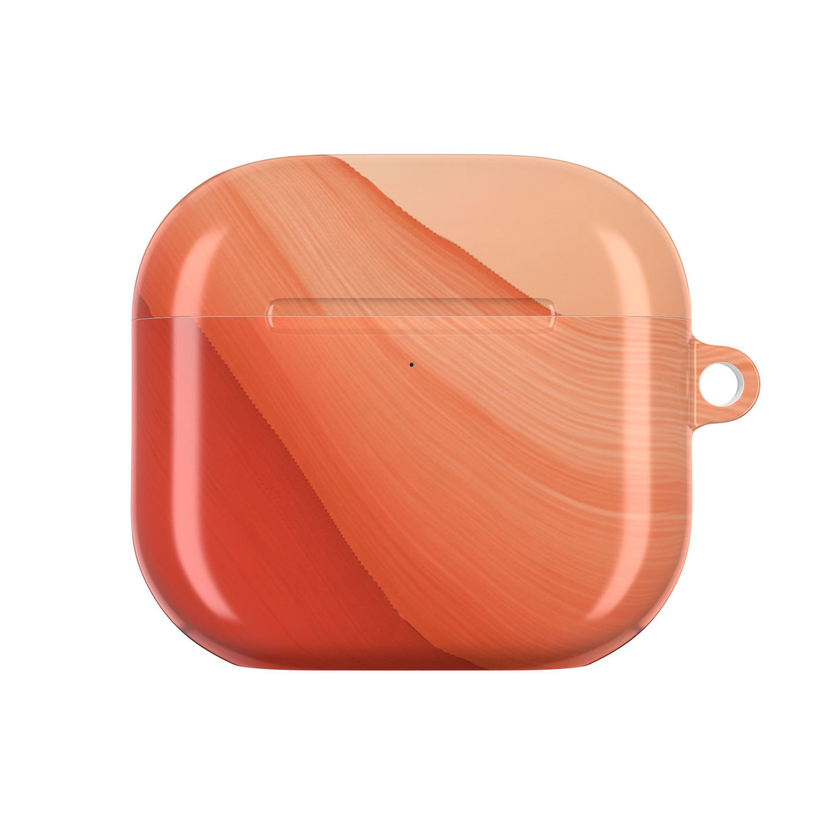 Terracotta Flow · Hard Case for AirPods & AirPods Pro · Orange