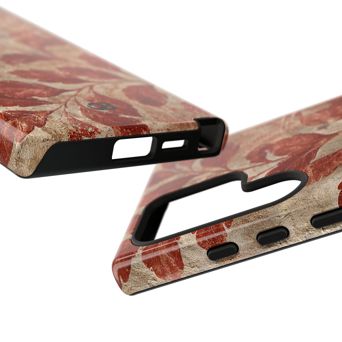 Terracotta Botanical Fresco · Tough Phone Case for Samsung · Red