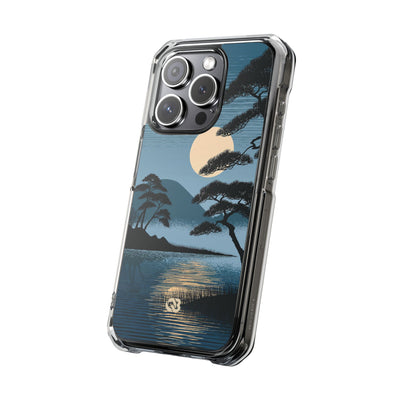 Blue Impact MagSafe Phone Case for iPhone - Midnight Kyoto Pine
