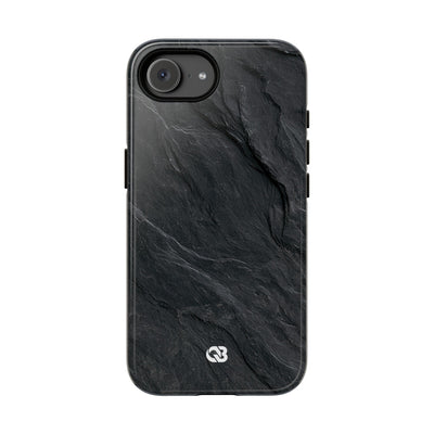Dark Slate Strata · Tough Phone Case for iPhone · Black