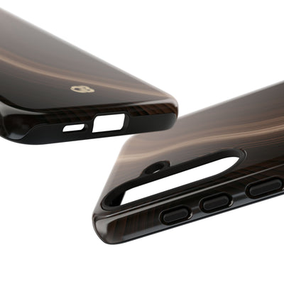Brown Tough Phone Case for Samsung - Bronzed Canyon Relief