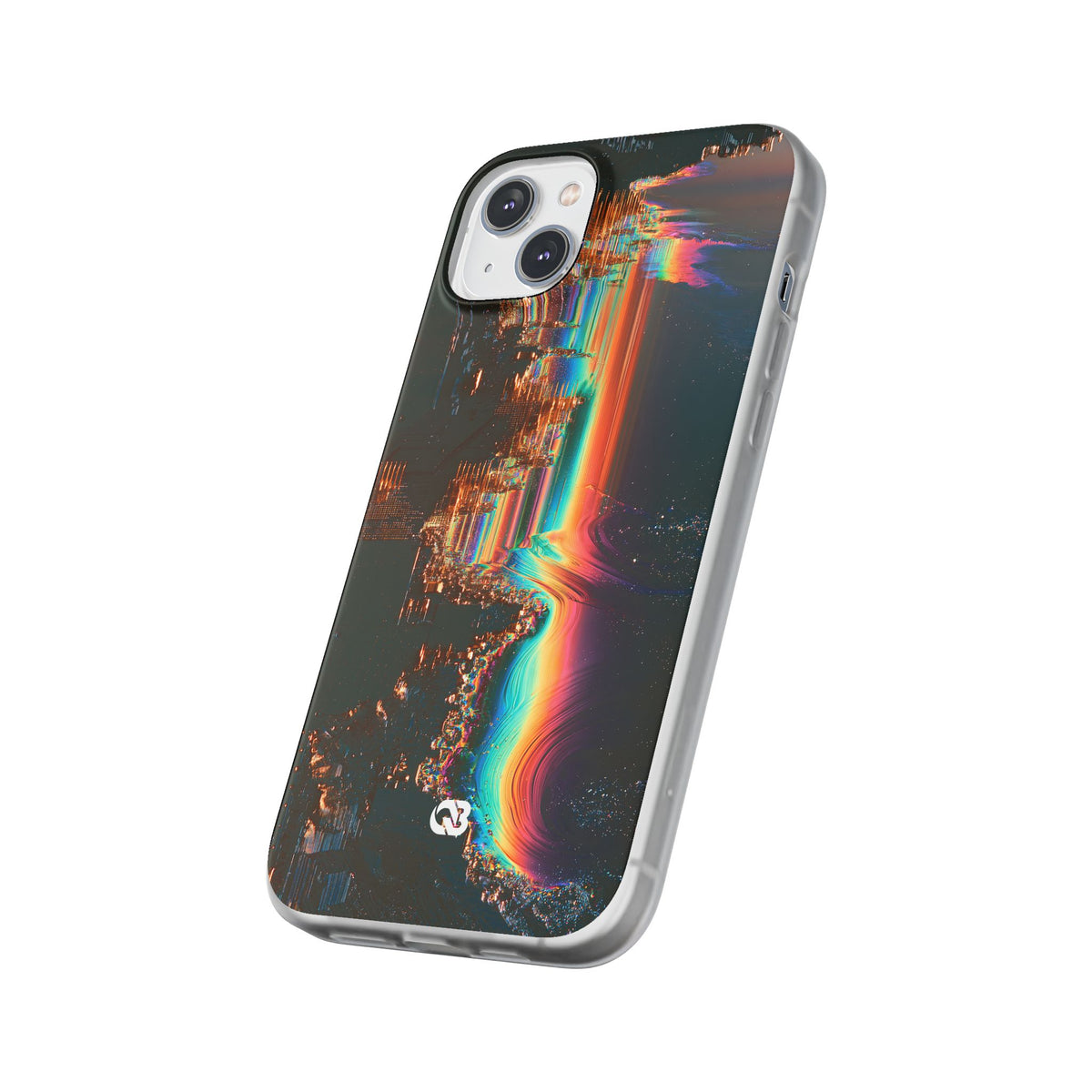 Prismatic Circuit · Lite Phone Case for iPhone ·  Black
