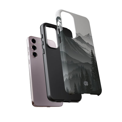Grey Tough Phone Case for Samsung - Granite Ridge Mist