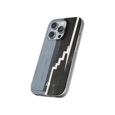Grey Lite Phone Case for iPhone - Industrial Concrete Void