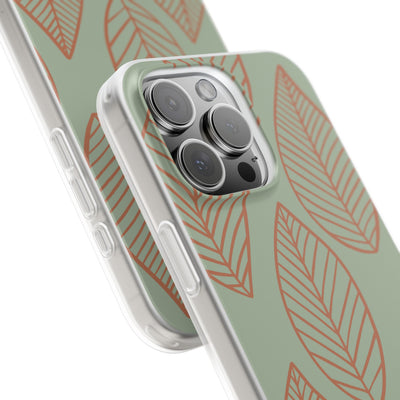 Sage Earth Leaves · Soft Phone Case for iPhone