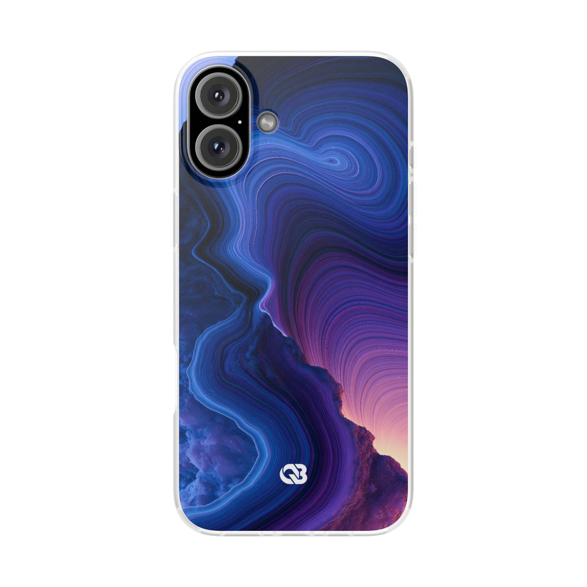 Radiant Strata · Lite Phone Case for iPhone ·  Blue