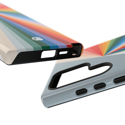 Grey Tough Phone Case for Samsung - Slate Prism Burst
