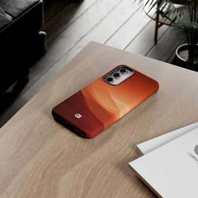 Terracotta Dune Ridges · Tough Phone Case for Samsung · Orange
