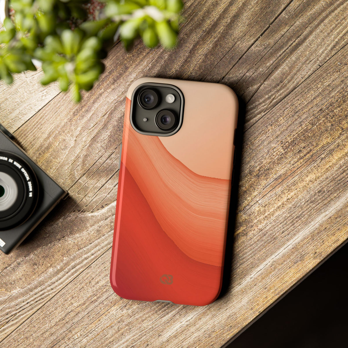 Terracotta Flow · Tough Phone Case for iPhone · Orange