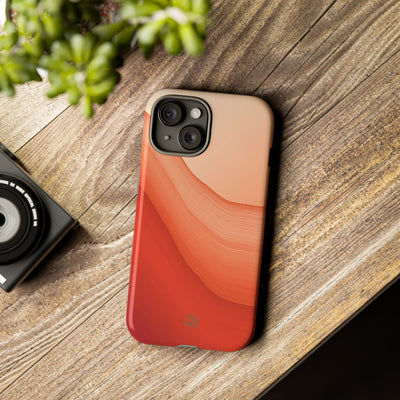 Terracotta Flow · Tough Phone Case for iPhone · Orange