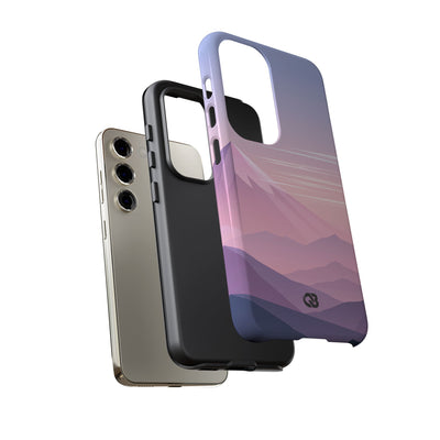 Alpine Twilight · Tough Phone Case for Samsung · Pink