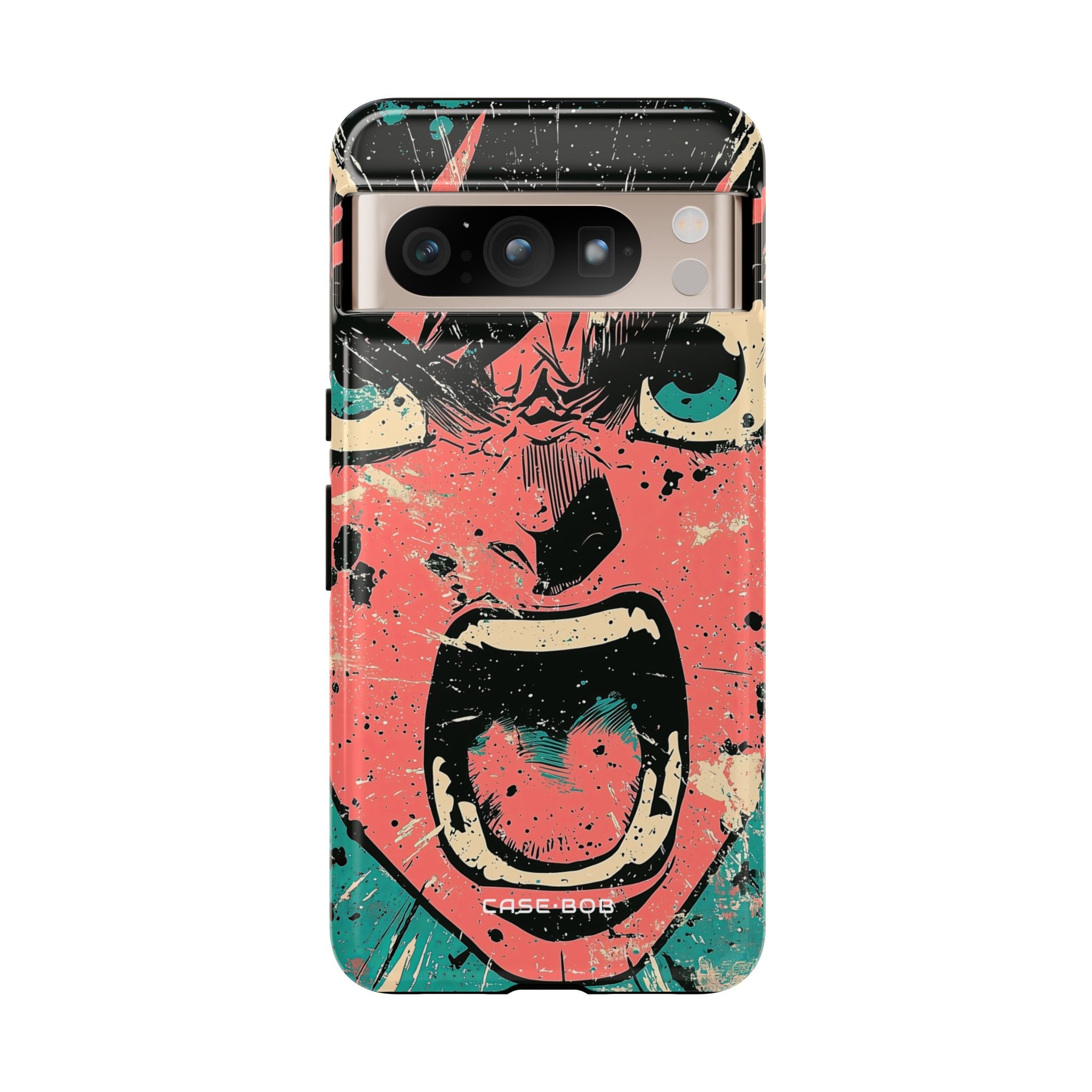 Schreiendes Gesicht Pink Google Pixel 8 Pro Case - Tough