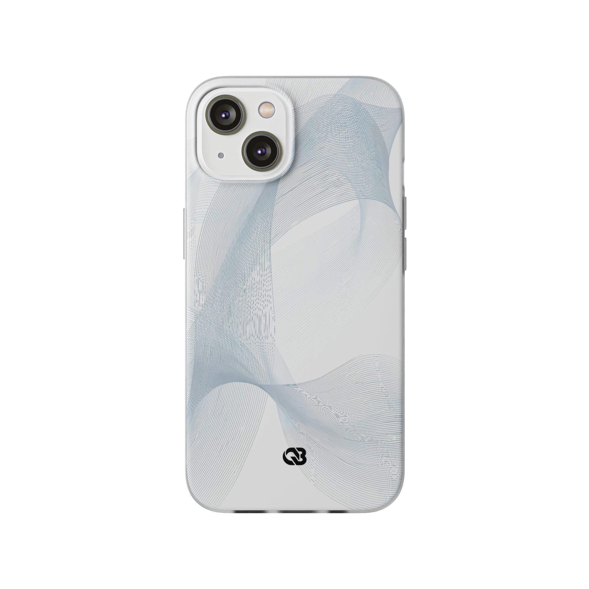 White Lite Phone Case for iPhone - Arctic Line Current