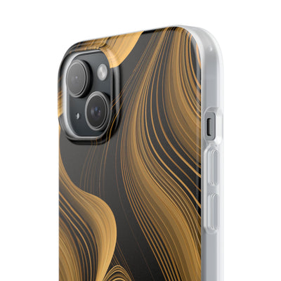 Gilded Strata · Lite Phone Case for iPhone ·  Gold