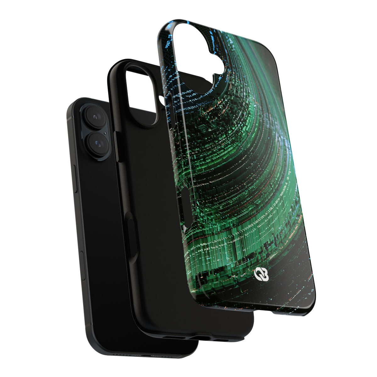 Orbital Data Stream · Tough Phone Case for iPhone · Green
