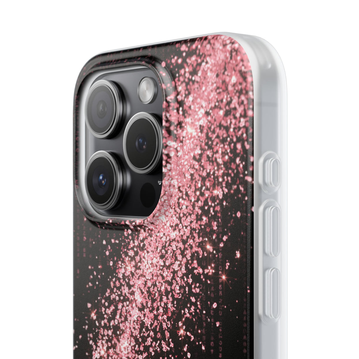 Rose Digital Cascade · Lite Phone Case for iPhone ·  Pink