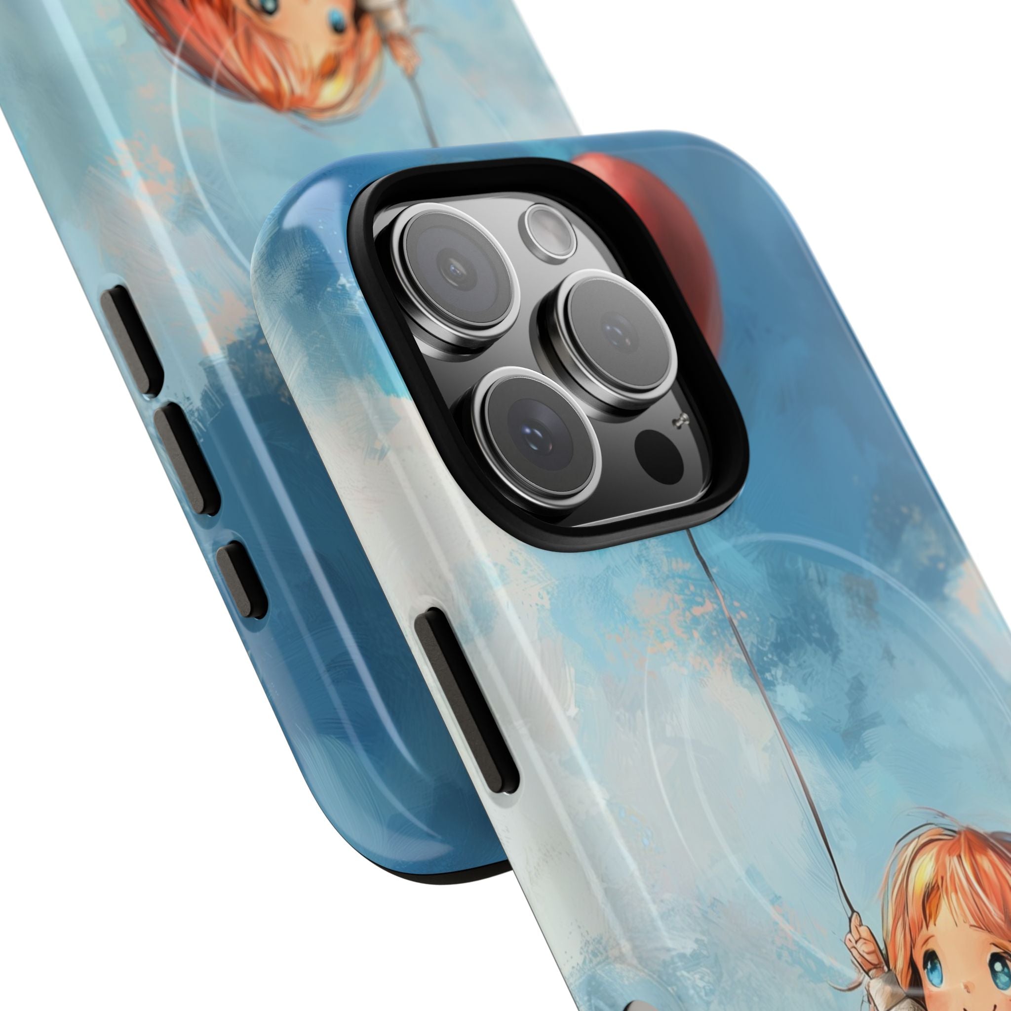 Crimson Heart Sky · Tough+ Coque de téléphone pour iPhone · Magsafe