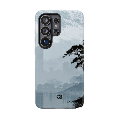Grey Tough Phone Case for Samsung - Steel Slate Zen