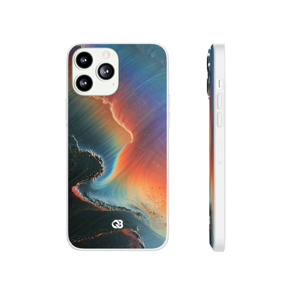 Prismatic Aura Shift · Lite Phone Case for iPhone ·  Blue