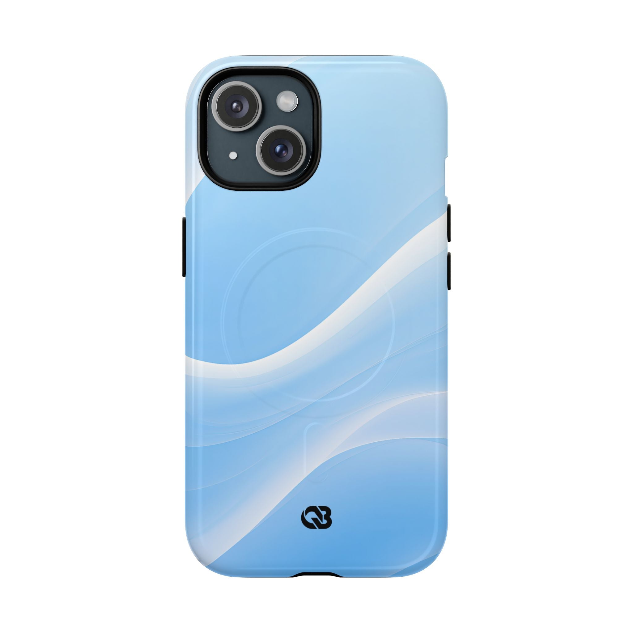 Blue Tough 2.0 Magsafe Phone Case for iPhone - Glacial Blue Silk