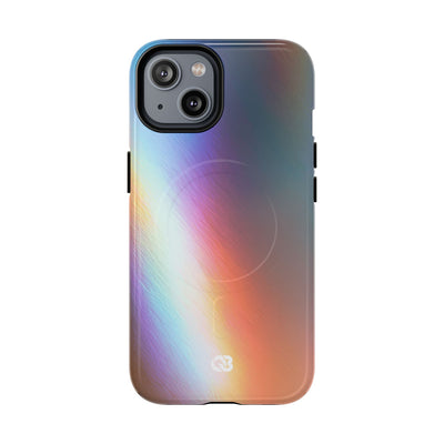 Prismatic Ray · Tough 2.0 Magnetic Phone Case for iPhone · Blue