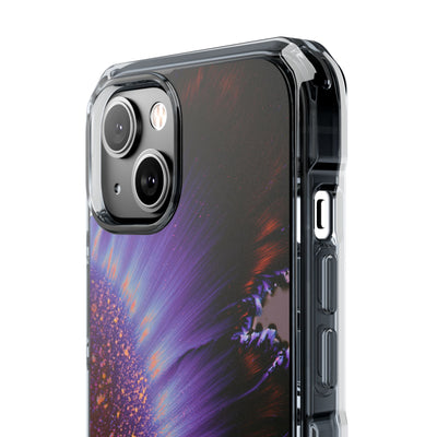 Ethereal Corona · Clear Impact Magnetic Phone Case for iPhone · Purple