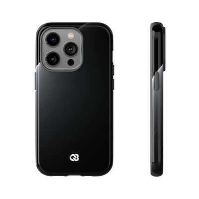 Black Tough Phone Case for iPhone - Obsidian Lunar Arch