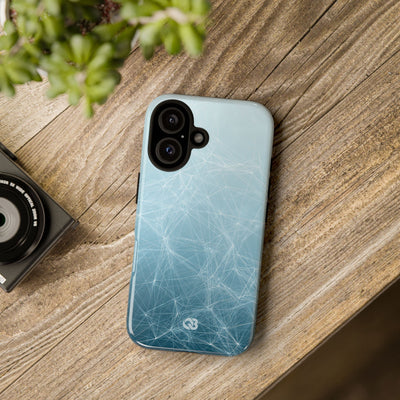 Teal Tough Phone Case for iPhone - Arctic Digital Nexus