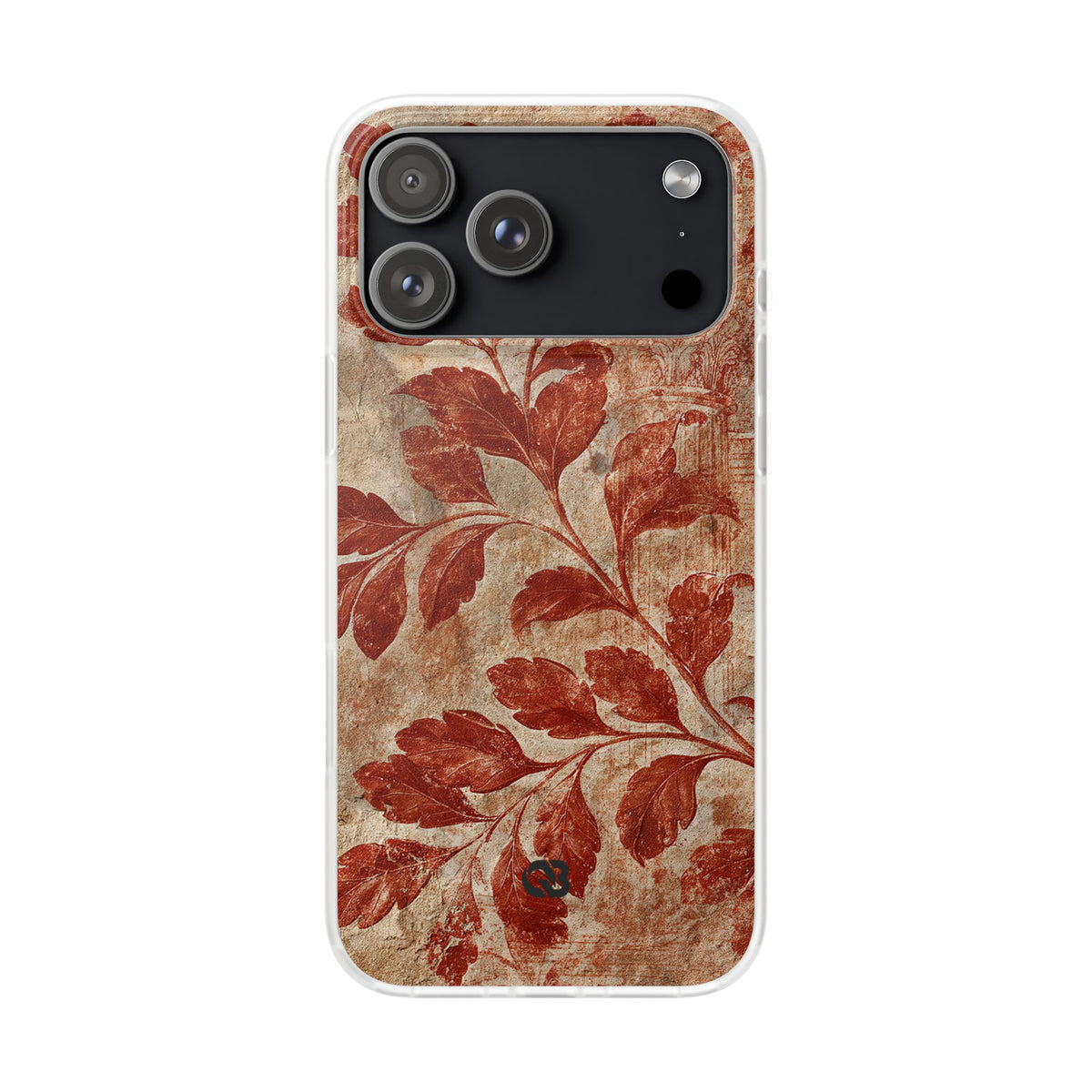 Terracotta Botanical Fresco · Lite Phone Case for iPhone ·  Red
