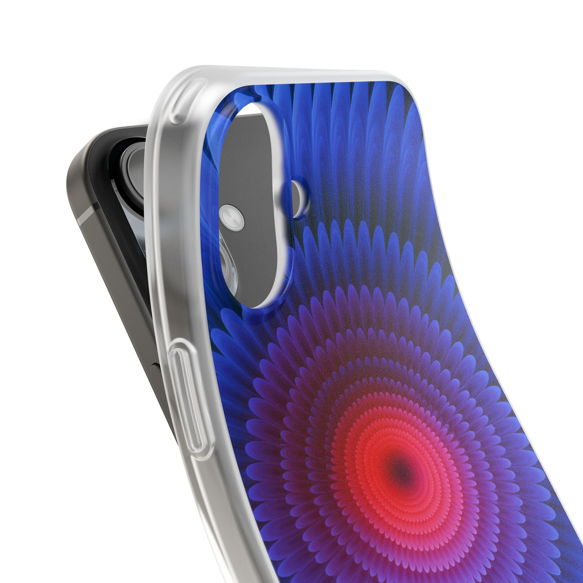 Radial Spectrum Bloom · Lite Phone Case for iPhone ·  Blue