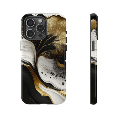 Molten Onyx Gold · Tough Etui na telefon dla iPhone