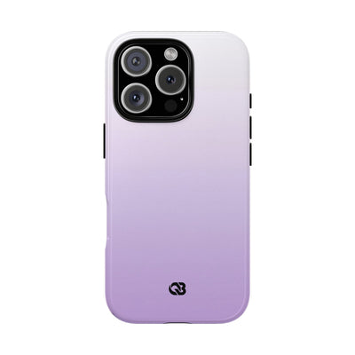Purple Tough Phone Case for iPhone - Frosted Lavender Fade