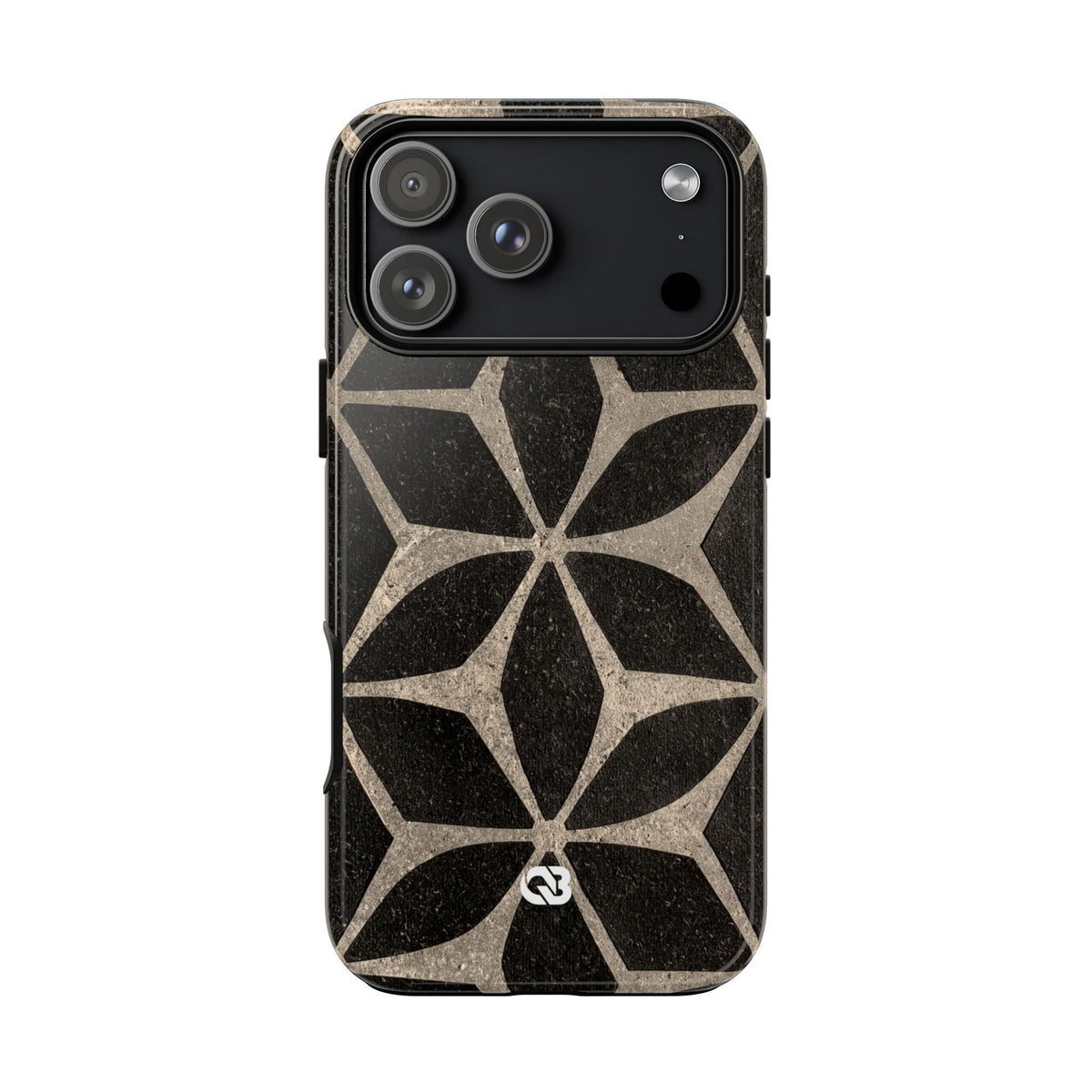 Concrete Mosaic Star · Tough Phone Case for iPhone · Black